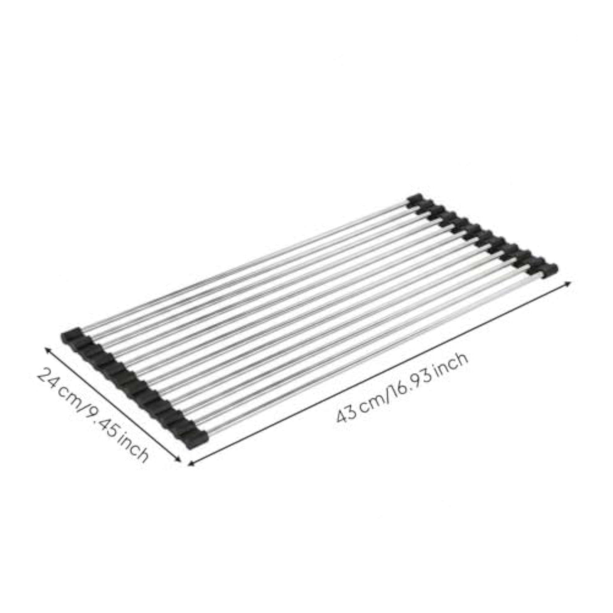 Stainless Steel Space Saving Foldable Dish Rack
